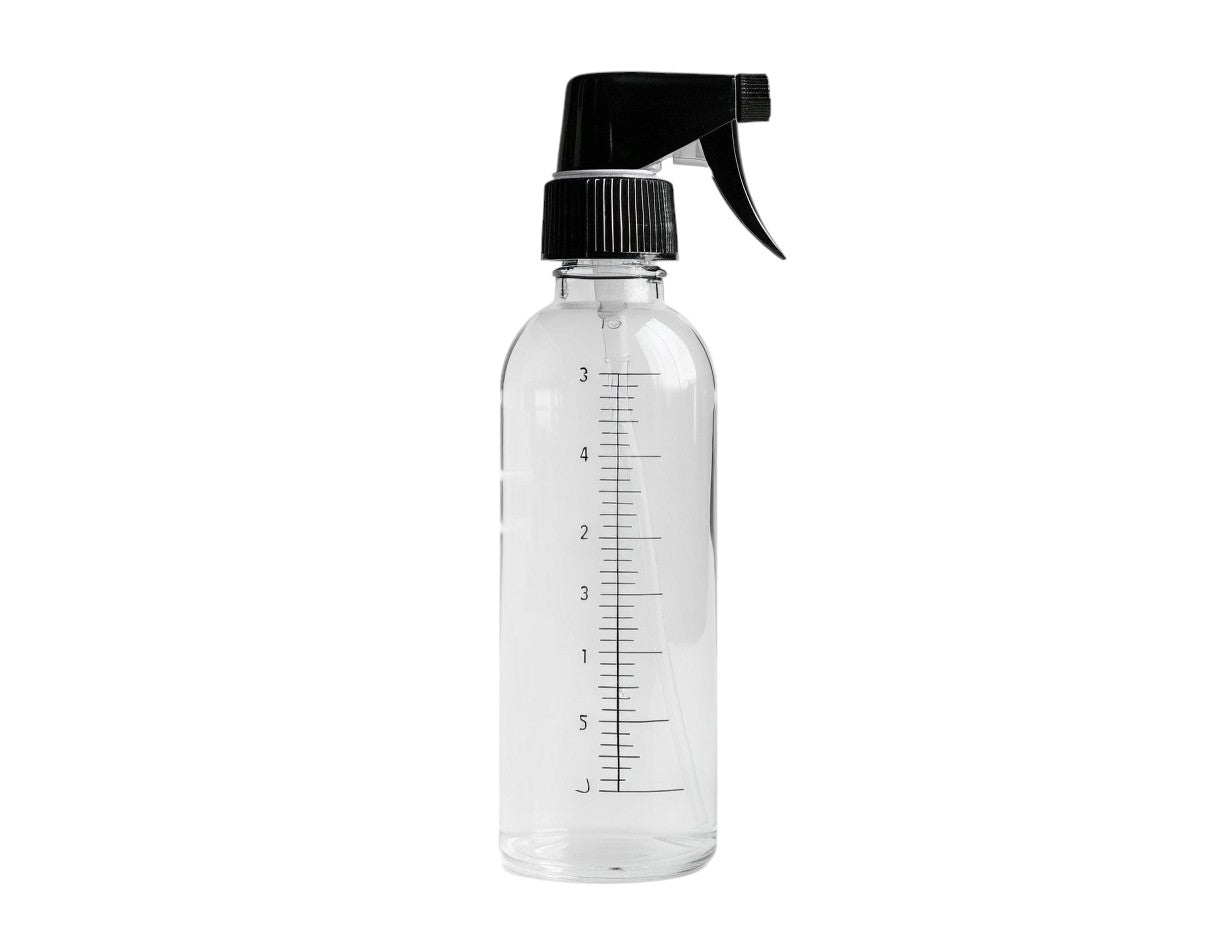 Purnt Premium Glass Oil Sprayer for Cooking - Leak-Proof Clear Borosilicate Olive Oil Dispenser Mister with Measurement Scales