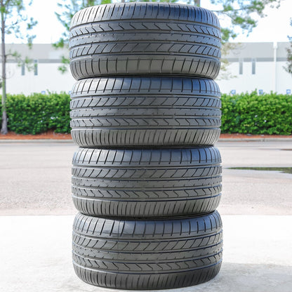 A set of 4 (4265/35R20 99Y XL high-performance tires for: 2015-23 Ford Mustang EcoBoost Premium, 2012-13 Audi A7 Quattro Base