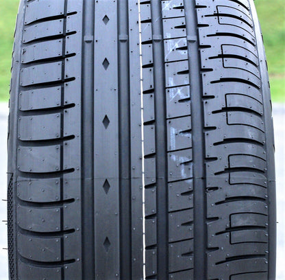 A set of four (four) 245/40R20 ZR 99Y XL A/S performance tires are available for: 2014-16 Chevrolet Impala LTZ, 2017-18 Chevrolet Impala LT