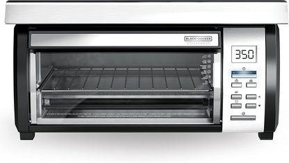 2025 Spacemaker Under-Counter Toaster Oven, Black/Stainless Steel, TROS1000D