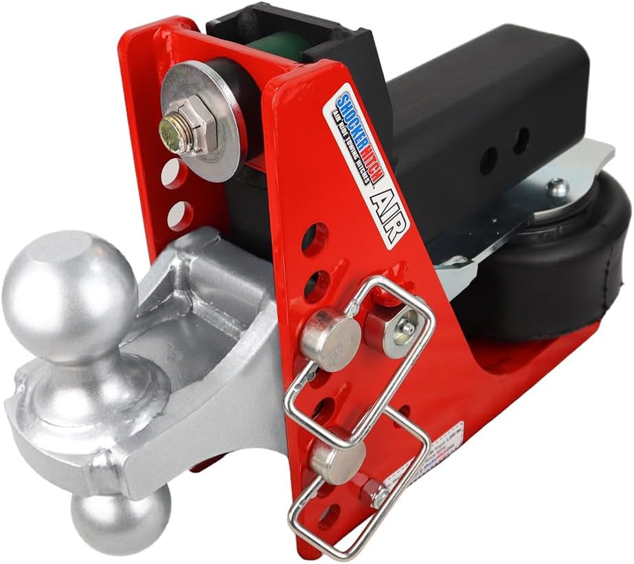 Air Hitch with Combo Ball Mount (2" & 2-5/16" Balls), Fits 2" Hitch - 12,000 lbs