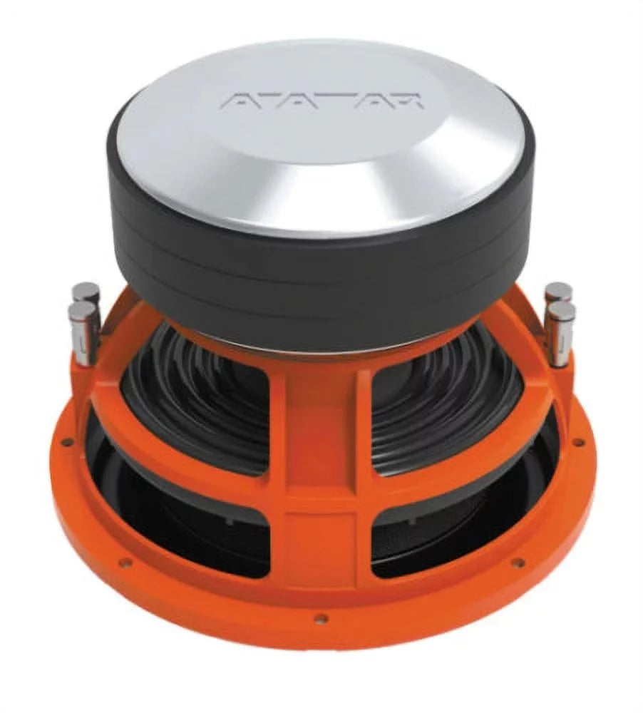 Avatar Tsunami 12′′ Subwoofer STU 1246 D1, 6000W Peak, 1 Ohm, Orange, 4′′ Voice Coil, Paper Cone