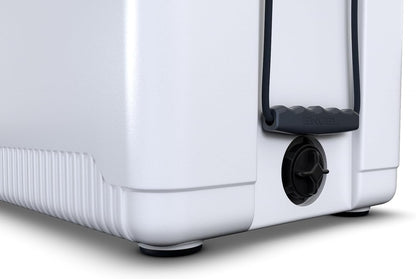 60 QT Ultra-Light Injection Molded Cooler - Ice Chest Keeps Ice up to 7 Days - Large Cooler Includes Wire Basket, Divider and Built-in Bottle Opener